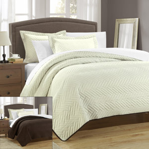 Palermo 3 Piece Reversible Quilt