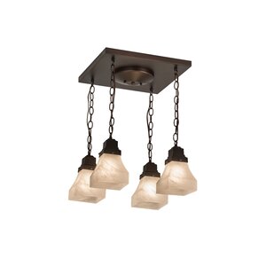 Bungalow 4-Light Flush Mount