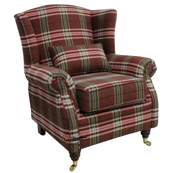 Red Check Chair Wayfair Co Uk