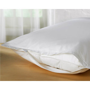 Standard Vinyl Zippered Pillow Protector (Set of 2) by Alwyn Home