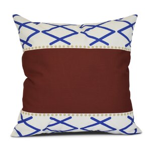 Bartow Knot Fancy Outdoor Throw Pillow