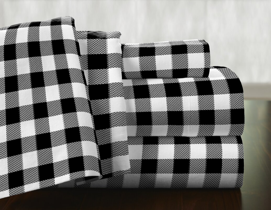 Milton 100% Cotton Flannel Sheet Set & Reviews | Joss & Main