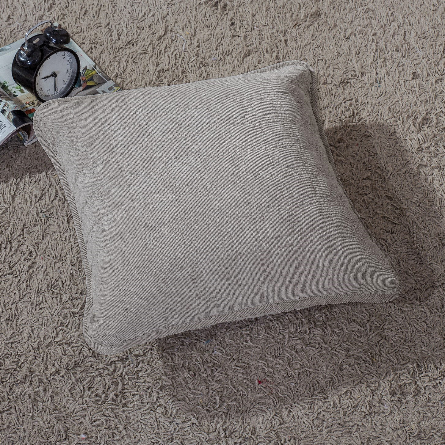 Charlton Home Mcfetridge Corduroy Sherpa Backside Soft Throw