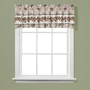 Pinecone Plaid Curtain Valance