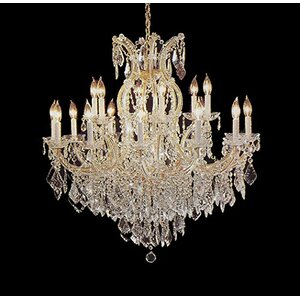 Alvarado 16-Light Impress Crystal Chandelier