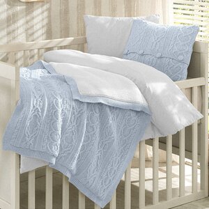 Boutique Wool Blended 6 Piece Crib Bedding Set