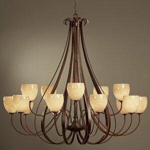 15-Light Candle-Style Chandelier