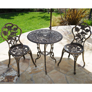 Bistro Table And Chairs Outdoor bistro sets you'll love Bistro Table And Chairs Outdoor bistro sets you'll love