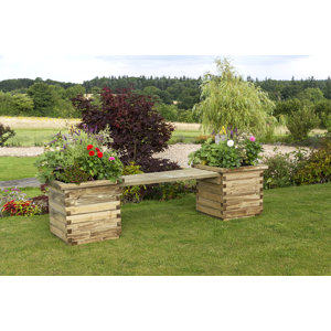 Bank mit Blumenkasten Isabel aus Holz von Zest 4..