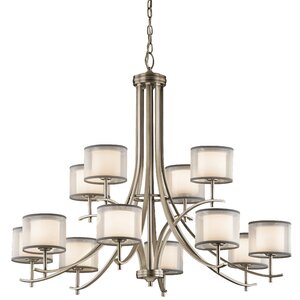 Ronald 12-Light Shaded Chandelier