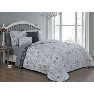 Hoch 9 Piece Reversible Quilt Set