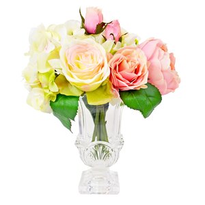Mixed Roses Water Vase