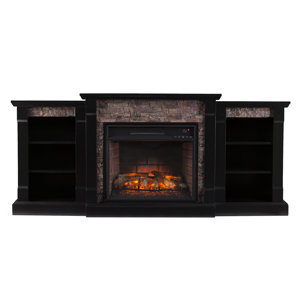 Corwin Infrared Electric Fireplace by Breakwater Bay