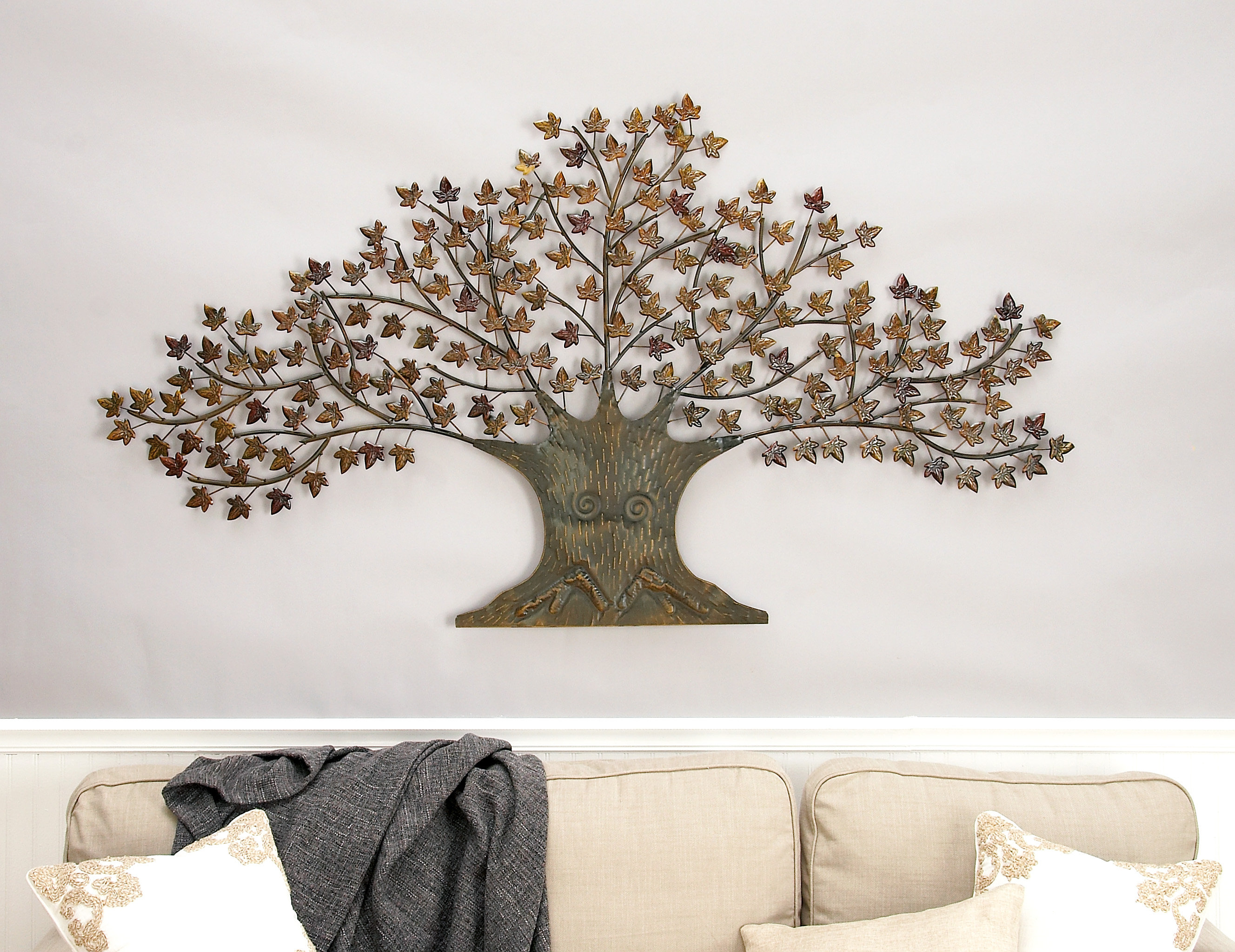 Cole & Grey Metal Tree Wall Decor & Reviews | Wayfair