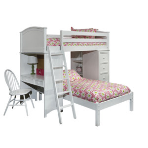 Bonneau Twin Loft Bed Configurable Bedroom Set