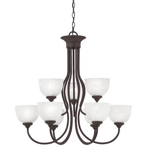 Clara 9-Light Shaded Chandelier