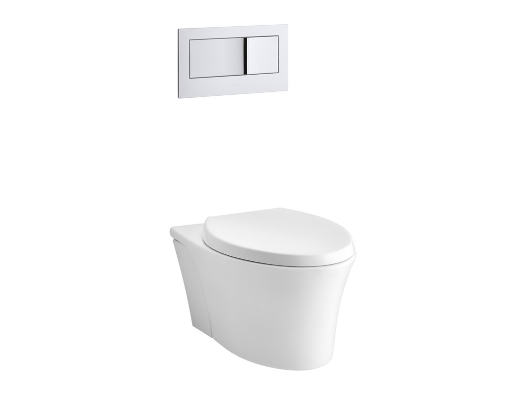 K 6303 0 47 7 Kohler Veil One Piece Elongated Dual Flush Wall Hung Veil One Piece Elongated Dual Flush Wall Hung Toilet With Reveal Quiet