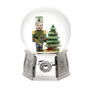 Christmas Tree Musical Nutcracker Snow Globe Christmas Tree Musical Nutcracker Snow Globe