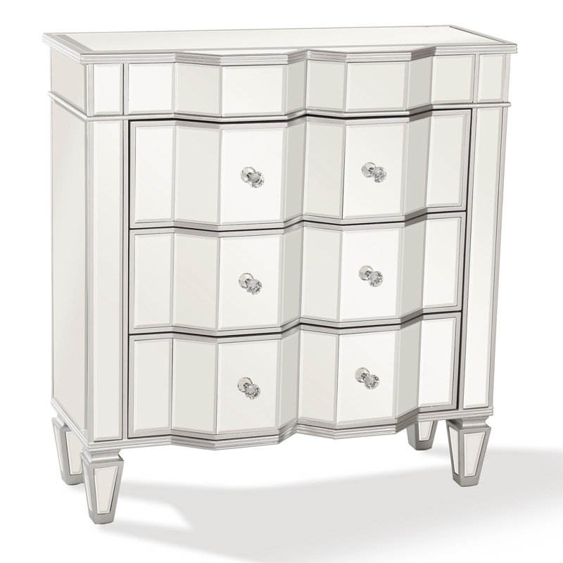 Joseph Allen Elegant Mirrored Accent Chest Wayfair