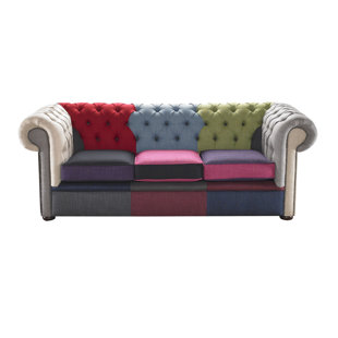 Fabric Chesterfield Sofas Wayfair Co Uk Chesterfield 3 Seater Sofa