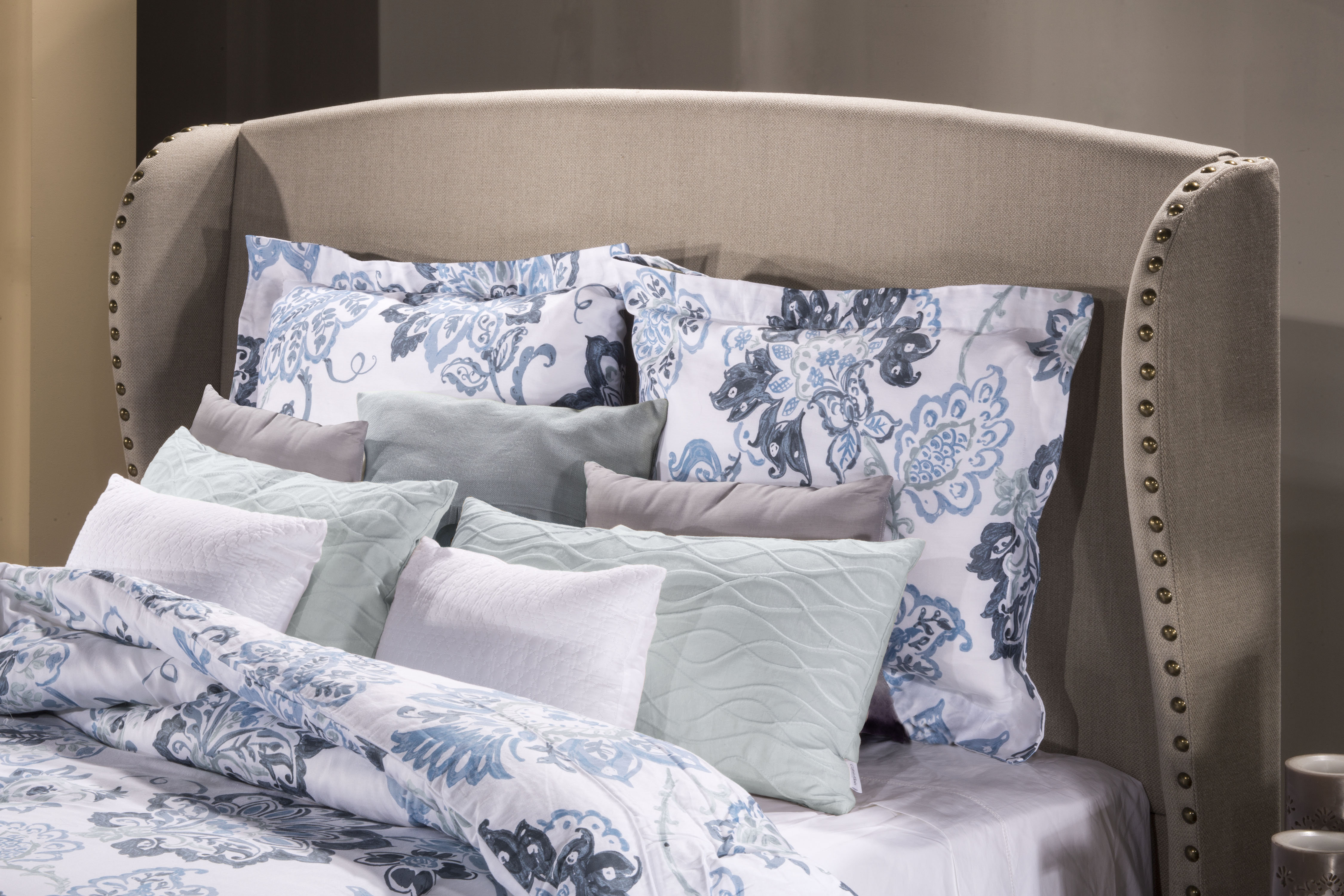 Red Barrel Studio Mabrey Upholstered Wingback Headboard & Reviews Wayfair