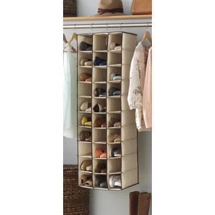 Over The Door Shoe Racks Hanging Organizers You Ll Love Wayfair 30 Pair Hanging Shoe Organizer