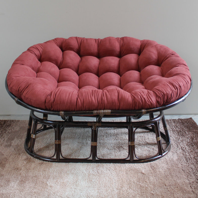 Pampasan Chair international caravan rattan double papasan chair with micro suede Pampasan Chair international caravan rattan double papasan chair with micro suede