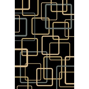 Calliah  Black Area Rug