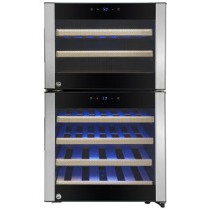 45 Bottle Dual Zone Built-In Wine Cooler by AKDY
