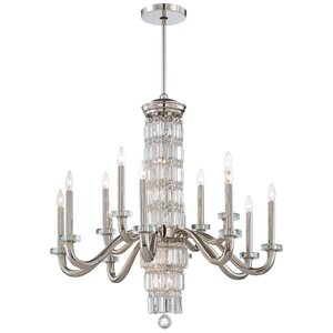 Crysalyn Falls 18-Light Crystal Chandelier