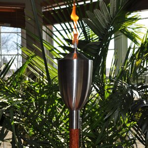Brushed Nikkon Garden Torch