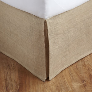 Herrington Burlap Bed Skirt