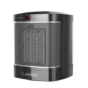 Simple Touch Tabletop 1,500 Watt Electric Fan Compact Heater