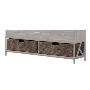 Dresser With Baskets Drawers Wayfair Basket For Dresser Set Of 2