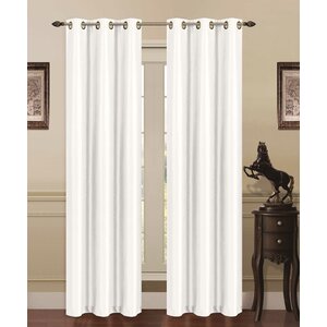 Solid Blackout Grommet Thermal Curtain Panels (Set of 2)