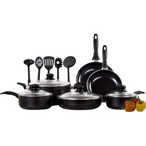 15 Piece Induction Non-Stick Cookware Set