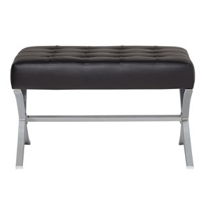 Atrium Leather Ottoman by Studio Desig..