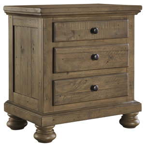 Battalgazi 3 Drawer Nightstand