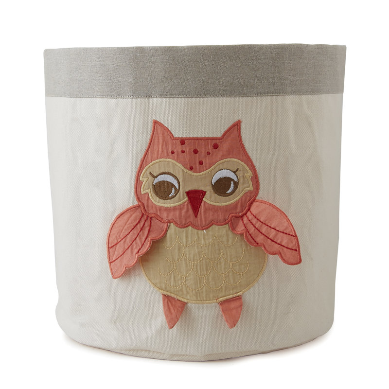 The Little Acorn Baby Owls Toy Storage Bin & Reviews Wayfair