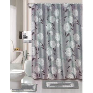 Saum 18 Piece Shower Curtain Set