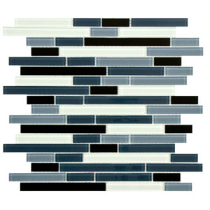 Ambit Random Sized Glass Mosaic Tile in Marina