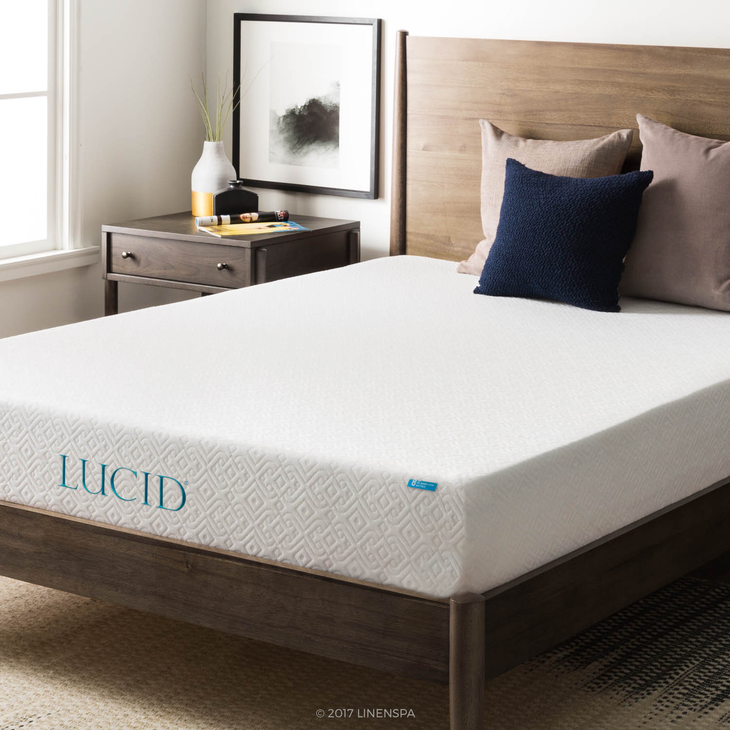 Lucid 8 Medium Firm Gel Memory Foam Mattress Reviews Wayfair