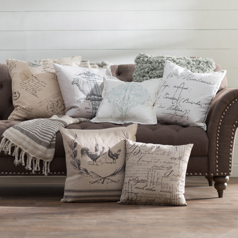 Landes 100 Cotton Pillow Cover & Reviews Birch Lane