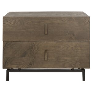 Garver 2 Drawer Side Table