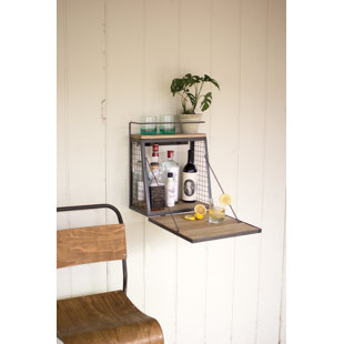 Floating Breakfast Bar Wayfair Guadalupe Bar Floating Shelf