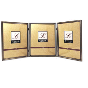 Castleford Bead Hinged Triple Picture Frame