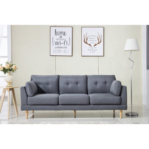 Mid Century Modern Ultra Plush Linen F..