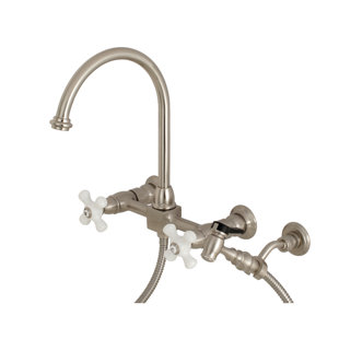 Wall Mount Faucet With Sprayer Wayfair Quickview
