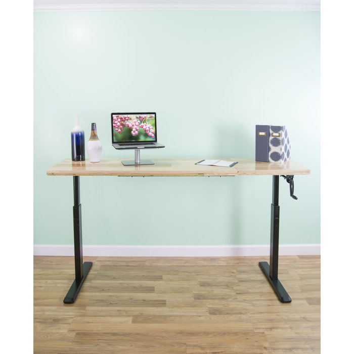 Vivo Manual Crank Stand Up Frame System Standing Desk Reviews Vivo Manual Crank Stand Up Frame System Standing Desk Reviews Wayfair