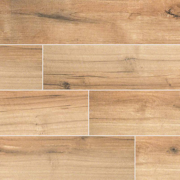 Msi Palmetto Cognac 6 X 36 Porcelain Tile Wood Look In Brown Msi Palmetto Cognac 6 X 36 Porcelain Tile Wood Look In Brown Reviews Wayfair